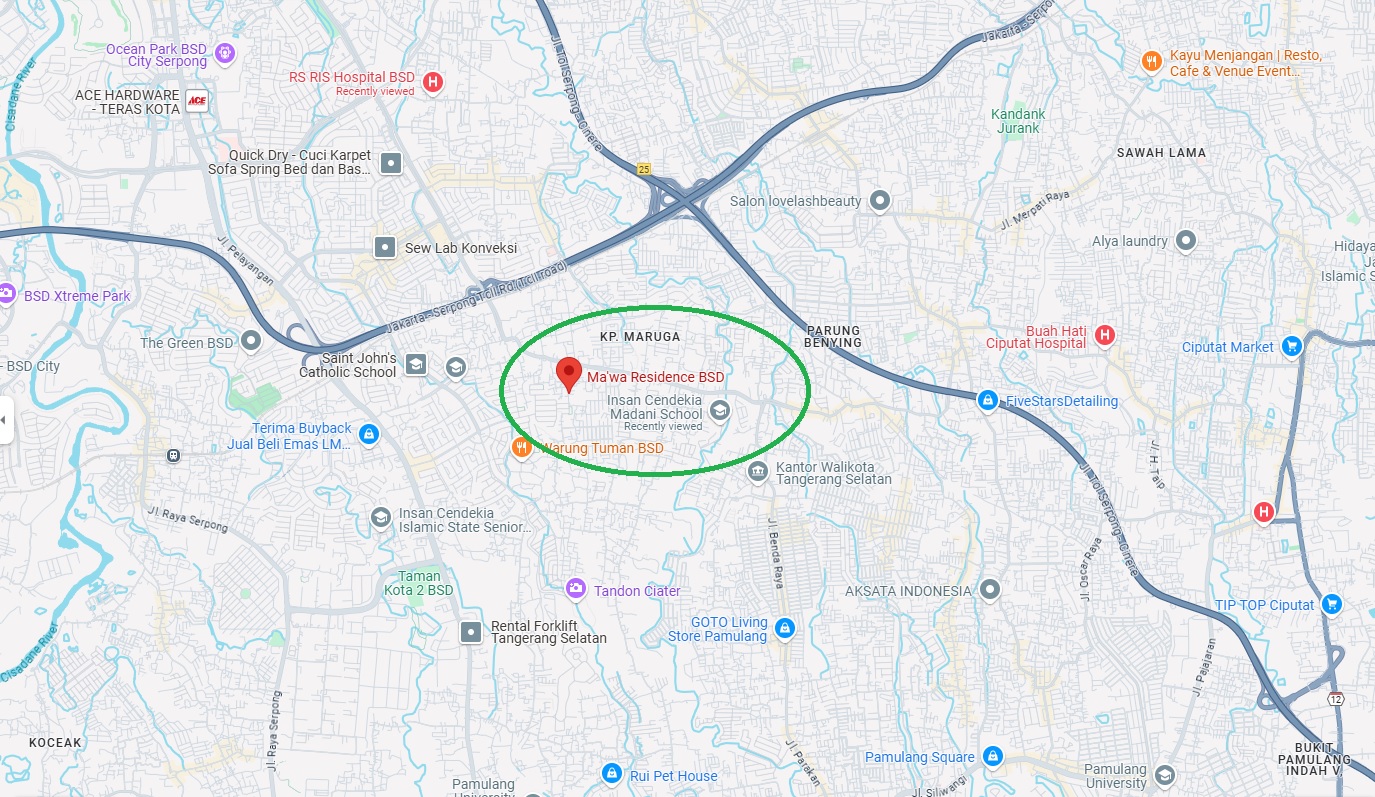 lokasi mawa islamic residence